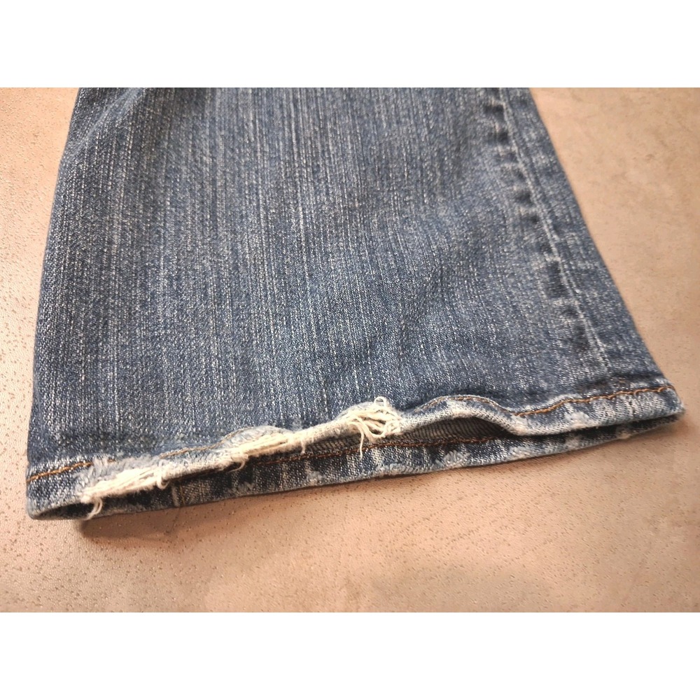 Lucky Brand Sundown Jean Size 2 Y2K Bootcut Flare Distressed - Picture 6 of 12